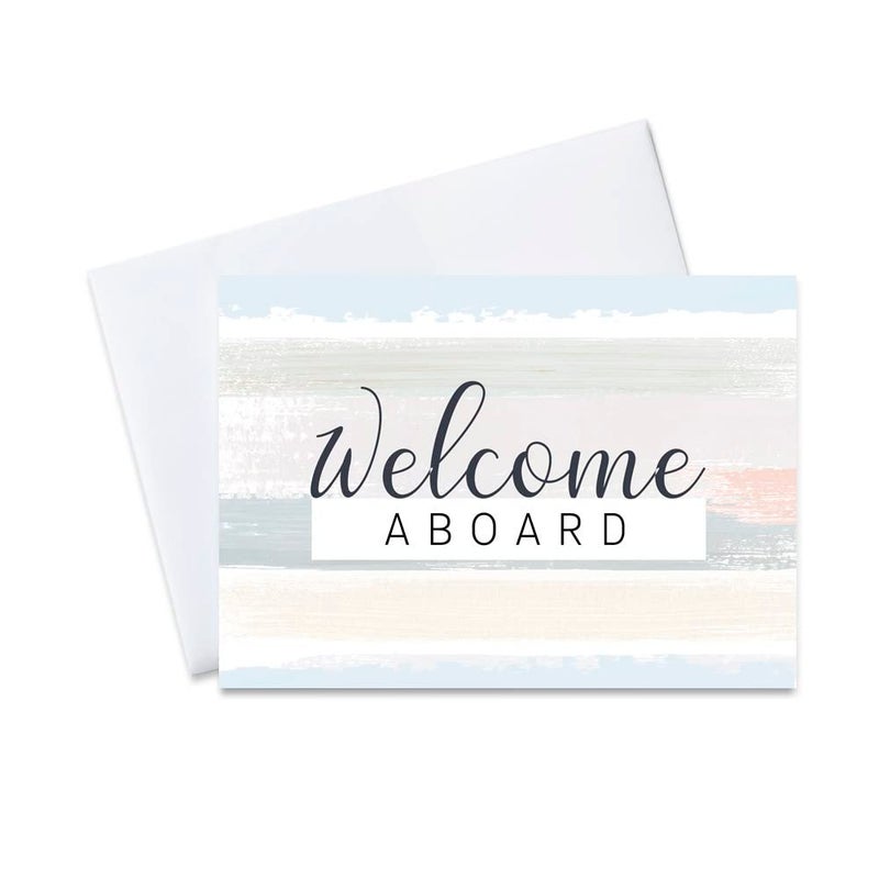 CEO Cards - Business Welcome Greeting Cards (Watercolor Design), 5x7 Inches, 25 Cards & 26 White Envelopes (W2002) - Image 1